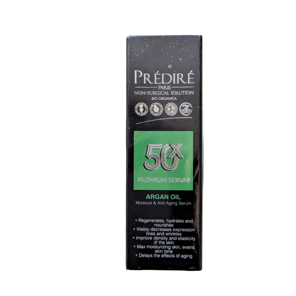Prédiré Paris 50X Premium Serum Argan Oil Moisture Anti Aging NEW